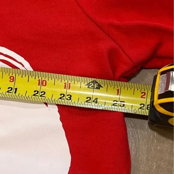 Burberry NWT Love Hooded Sweatshirt Red Unisex - Picture 13 of 14